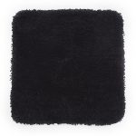 Коврик для ванной черный 57х55 см WasserKraft Kammel (BM-8346)