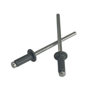 Заклепка вытяжная 3,2x8 мм алюминий/сталь серая RAL 7024 (100 шт.)