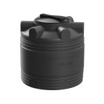 Емкость Polimer Group V-200 200 л пластиковая с крышкой черная