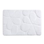 Коврик для ванной белый 90х60 см WasserKraft Diemel (BM-2218)