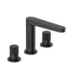 Смеситель для раковины встраиваемый WasserKraft Fulda черный двухвентильный (5235)