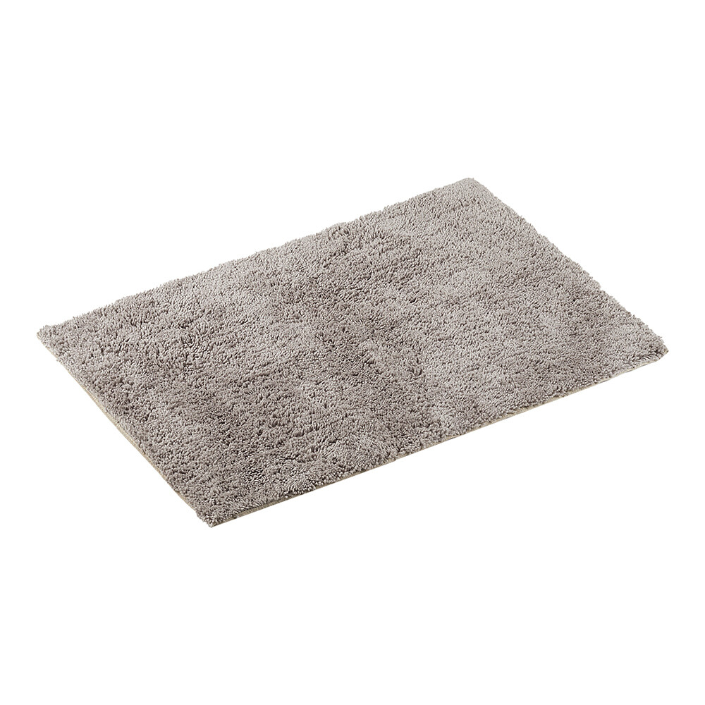 original-15271.jpg Коврик для ванной серый 100х60 см Fora Fluffy (FOR-COTTON-FLF-60-100SL) — изображение 1