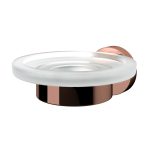 Мыльница для ванной WasserKraft Asphe с держателем стекло/металл (K-77729)