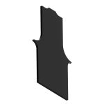 Заглушка для магнитного шинопровода Arte Lamp Linea черная (A485206E)