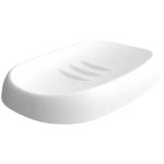 Мыльница для ванной Econova Scandi настольная пластик белая