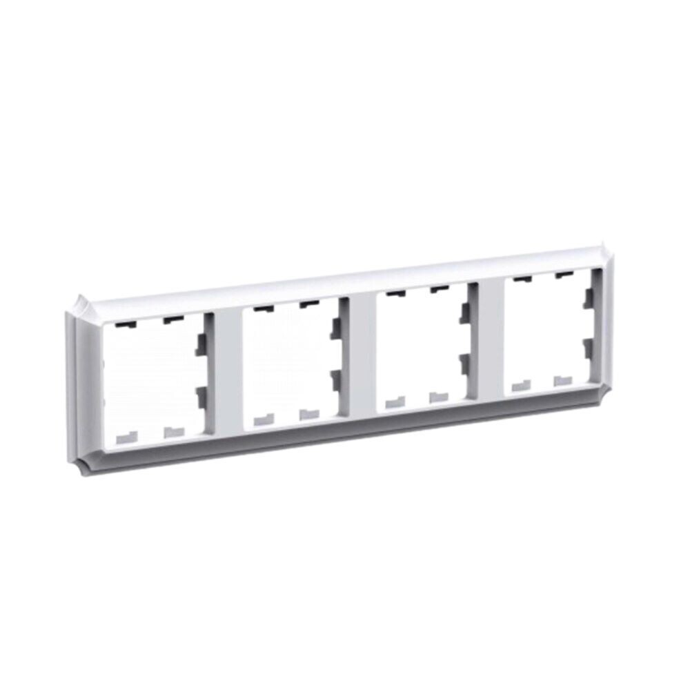 original-15784.jpg Рамка Systeme Electric AtlasDesign Antique четырехместная лотос (ATN101304) — изображение 1