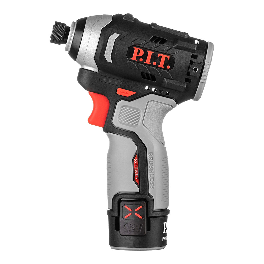 original-15983.jpg Винтоверт ударный аккумуляторный бесщеточный P.I.T. PSD12K-120A/2 12 В 2 Ач Li-Ion 2 АКБ и ЗУ — изображение 1