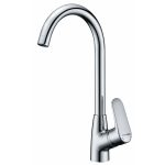 Смеситель для кухни WasserKraft Vils хром с высоким изливом однорычажный (5607)