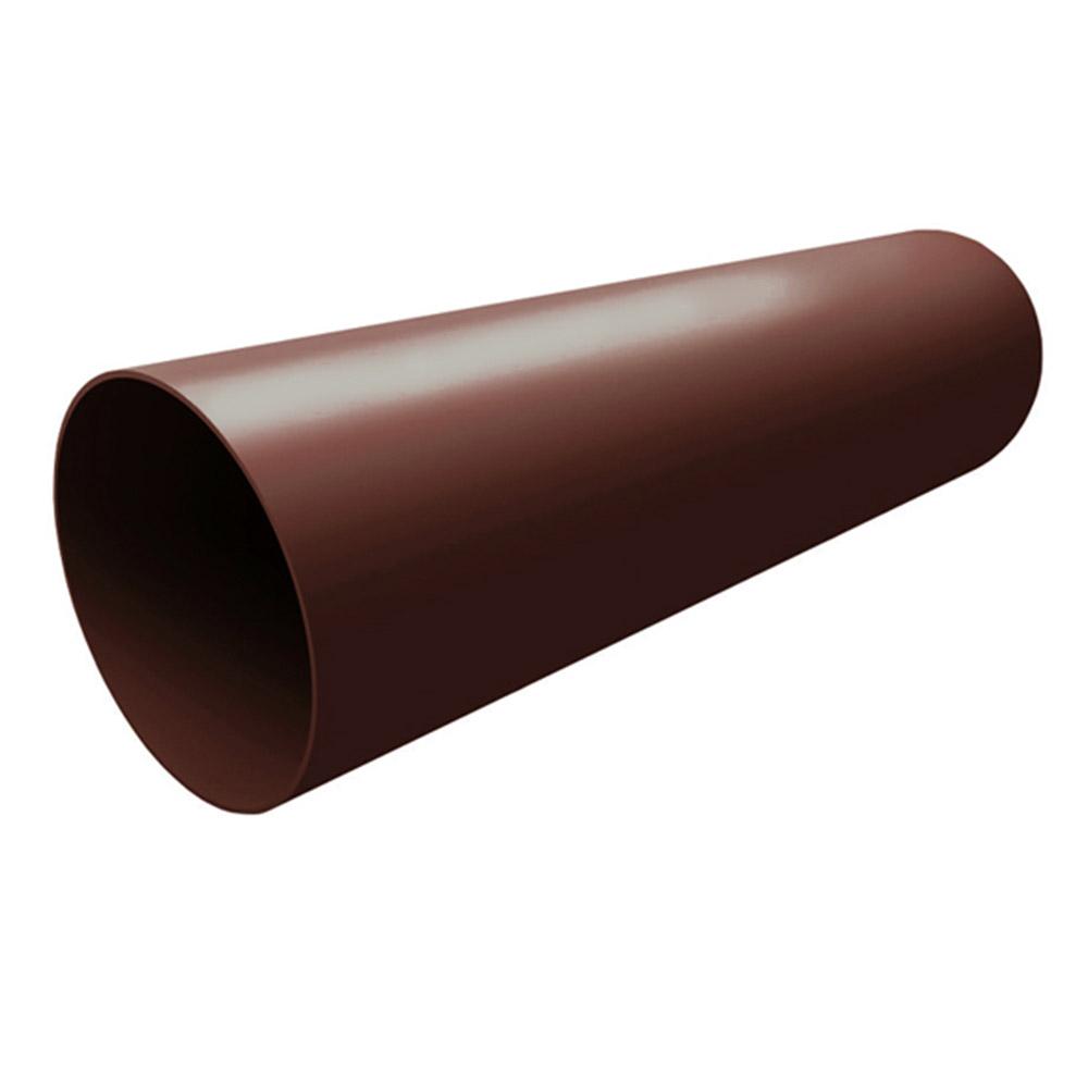 original-16173.jpg Труба водосточная пластиковая d87 мм 3 м Grand Line шоколад RAL 8017 — изображение 1