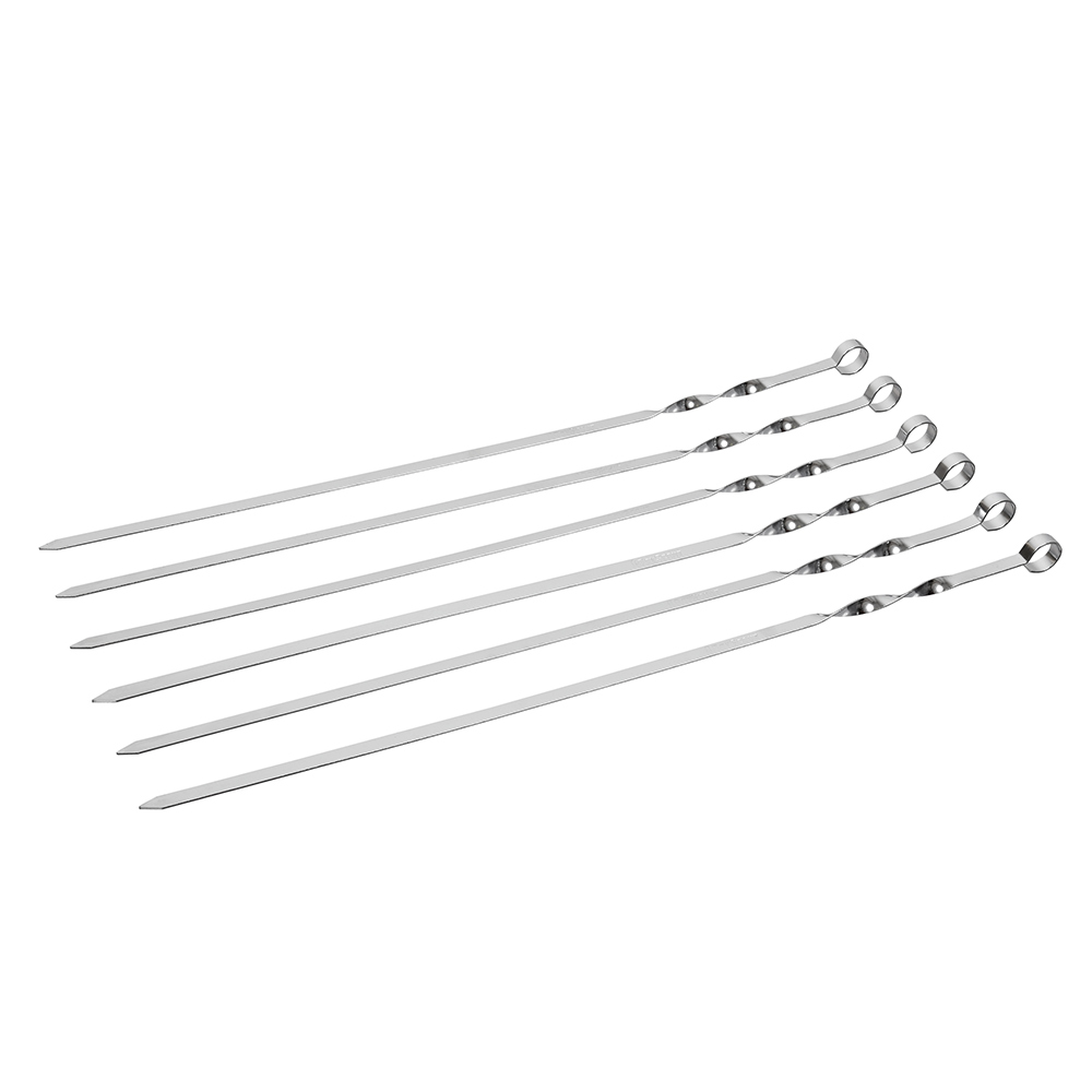 original-16217.jpg Набор шампуров Boyscout высококачественная сталь с пищевым покрытием 60 см (6 шт.) — изображение 1