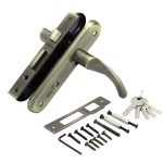 Замок врезной Palladium ЗВ AL 1613 AB универсальный с цилиндром античная бронза 5 ключей