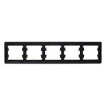 Рамка Systeme Electric Glossa пятиместная шоколад (GSL000805)