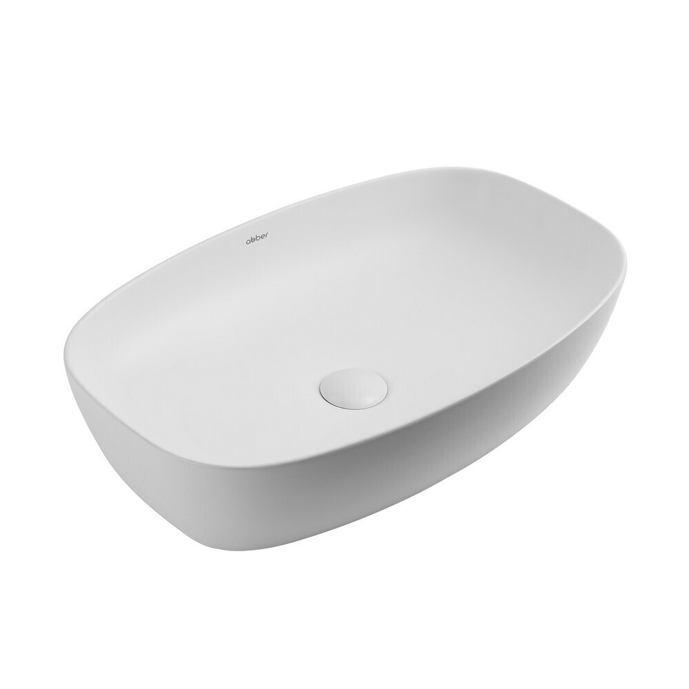 original-16576.jpg Раковина Abber Rechteck 61 см накладная белая матовая (AC2206MW) — изображение 1