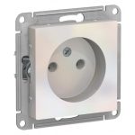 Розетка Systeme Electric AtlasDesign встраиваемая жемчуг (ATN000441)