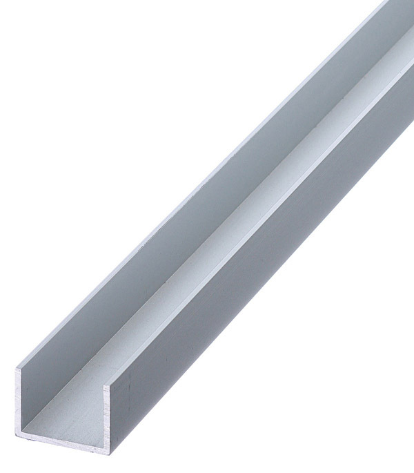 original-16601.jpg Профиль алюминиевый U-образный 15х20х15х1,5х2000 мм анодированный — изображение 1