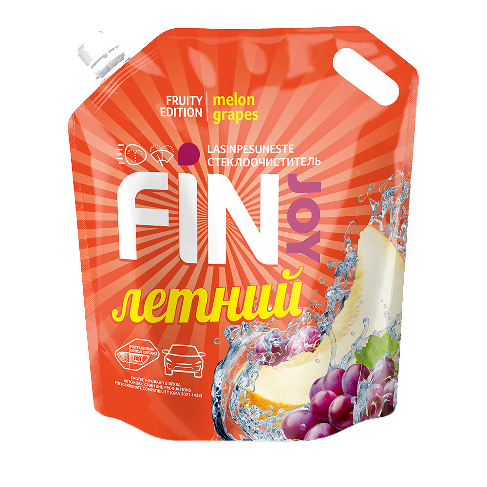 original-16606.jpg Стеклоомыватель Fin Joy Fruity Melon летний 4 л — изображение 1