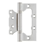 Петля Corsa Deco бабочка универсальная неразъемная 100х75 мм серебро