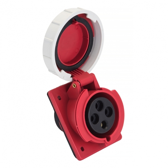 original-16754.jpg Розетка силовая угловая настенная EKF PROxima с заземлением 3Р+РЕ 32 А 380 В IP67 (ps-4242-32-380) — изображение 1