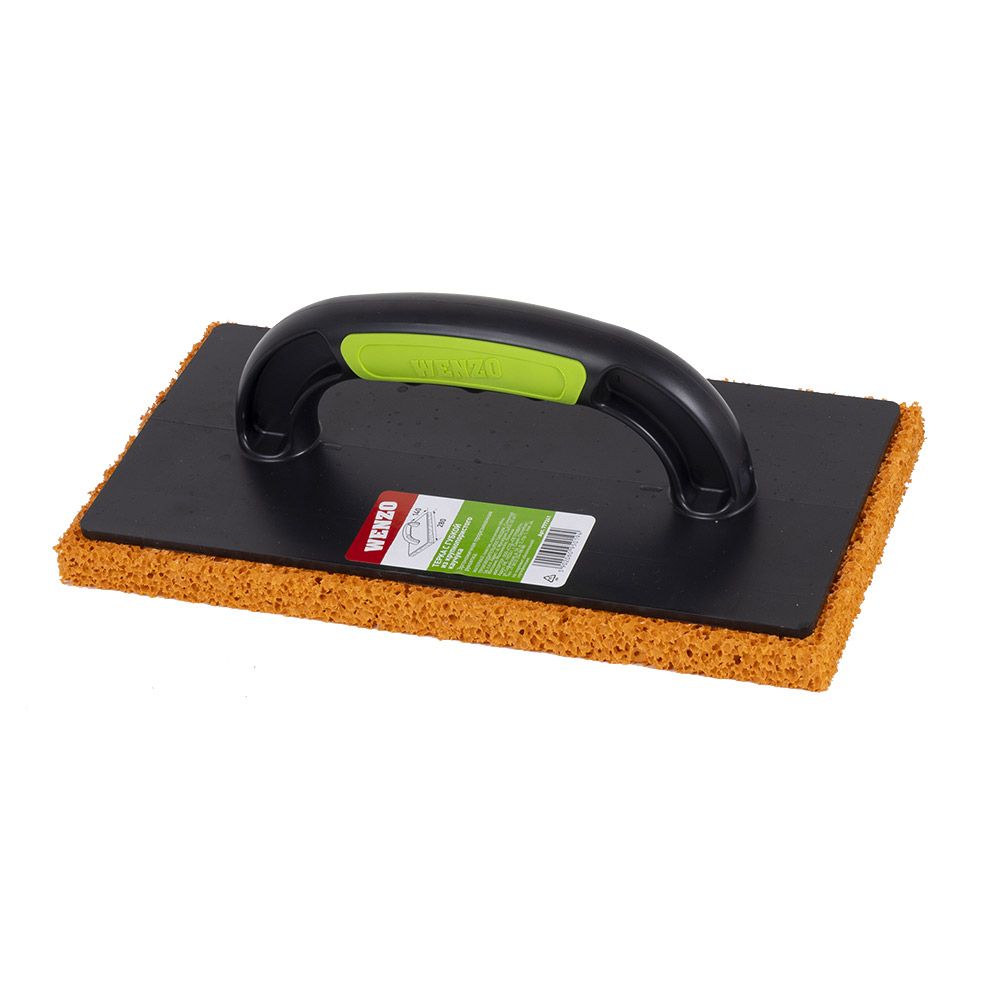 original-16946.jpg Терка пластиковая Wenzo 280х140 мм с губкой из крупнопористого каучука — изображение 1
