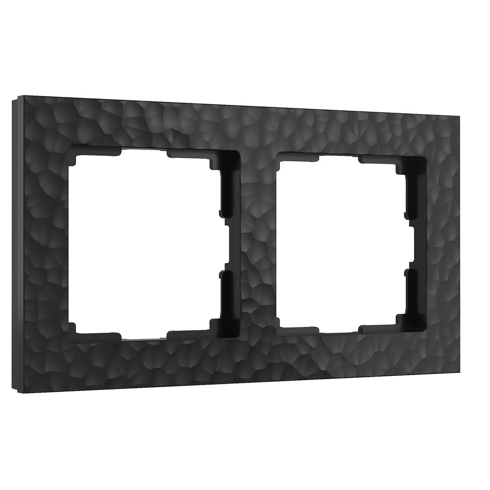 original-16965.jpg Рамка Werkel Hammer двухместная черная (a052517) — изображение 1