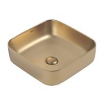 Раковина Abber Rechteck 39 см накладная золото матовое (AC2211MMG)