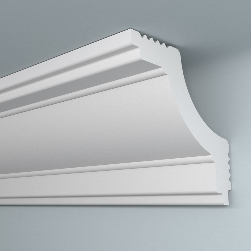 original-17001.jpg Плинтус потолочный из пенополистирола 45х45х2000 мм Плинтэкс K45/45 — изображение 1