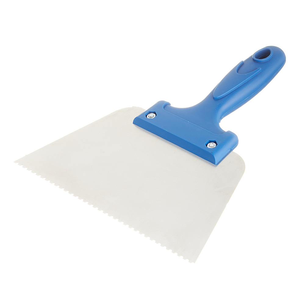 original-17277.jpg Шпатель для клея зубчатый Дельта 180 мм А3 нержавеющая сталь с пластиковой ручкой (10870-А3) — изображение 1
