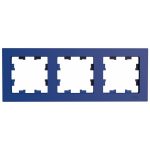 Рамка Systeme Electric AtlasDesign трехместная аквамарин (ATN001103)