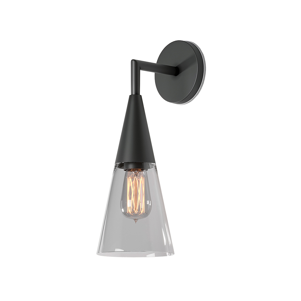 original-17897.jpg Светильник садово-парковый настенный Elektrostandard Vesto черный 413 мм E27 40 Вт IP43 (a066198) — изображение 1