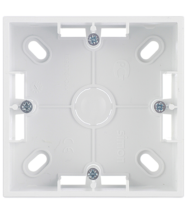 original-18117.jpg Коробка монтажная Simon 15 накладная белая (1590751-030) — изображение 1