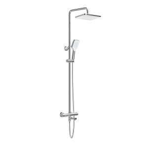 Душевая система Corsa Deco Thermo с верхним душем с лейкой с термостатом хром (SSFT02-300QQ)