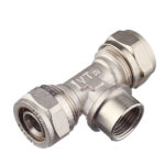 Тройник VALTEC (VTm.332.N.200420) 20 обж(ц) х 1/2 ВР(г) х 20 обж(ц)