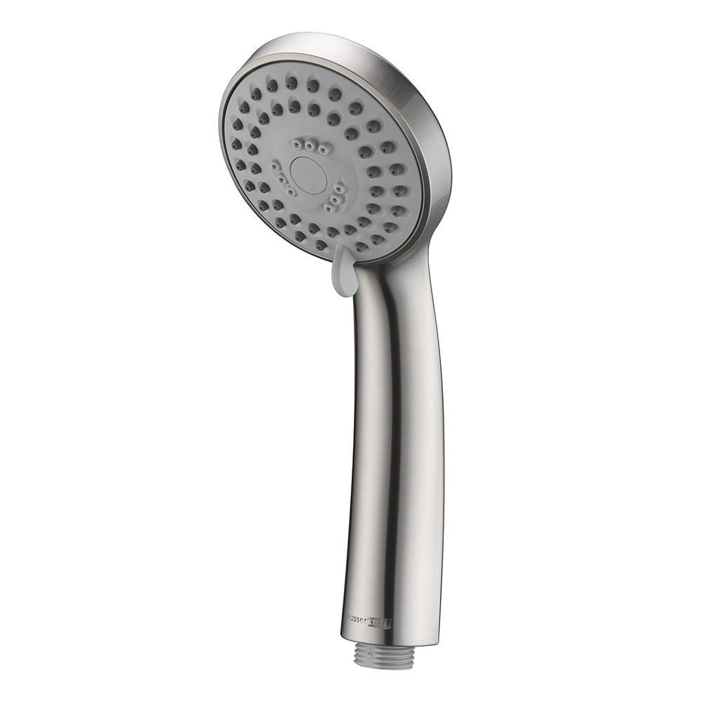 original-18341.jpg Лейка для душа WasserKraft d81 мм 3 режима без шланга пластик никель (A120) — изображение 1