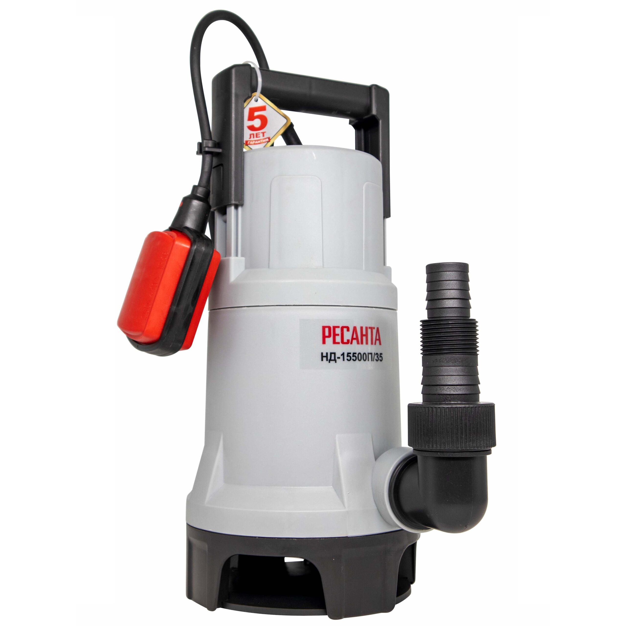 original-18377.jpg Насос дренажный Ресанта НД-15500П/35 для грязной воды 258 л/мин (77/2/6) — изображение 1