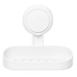 Мыльница для ванной Master House Нодрил с полкой на присоске пластик белая (75964)