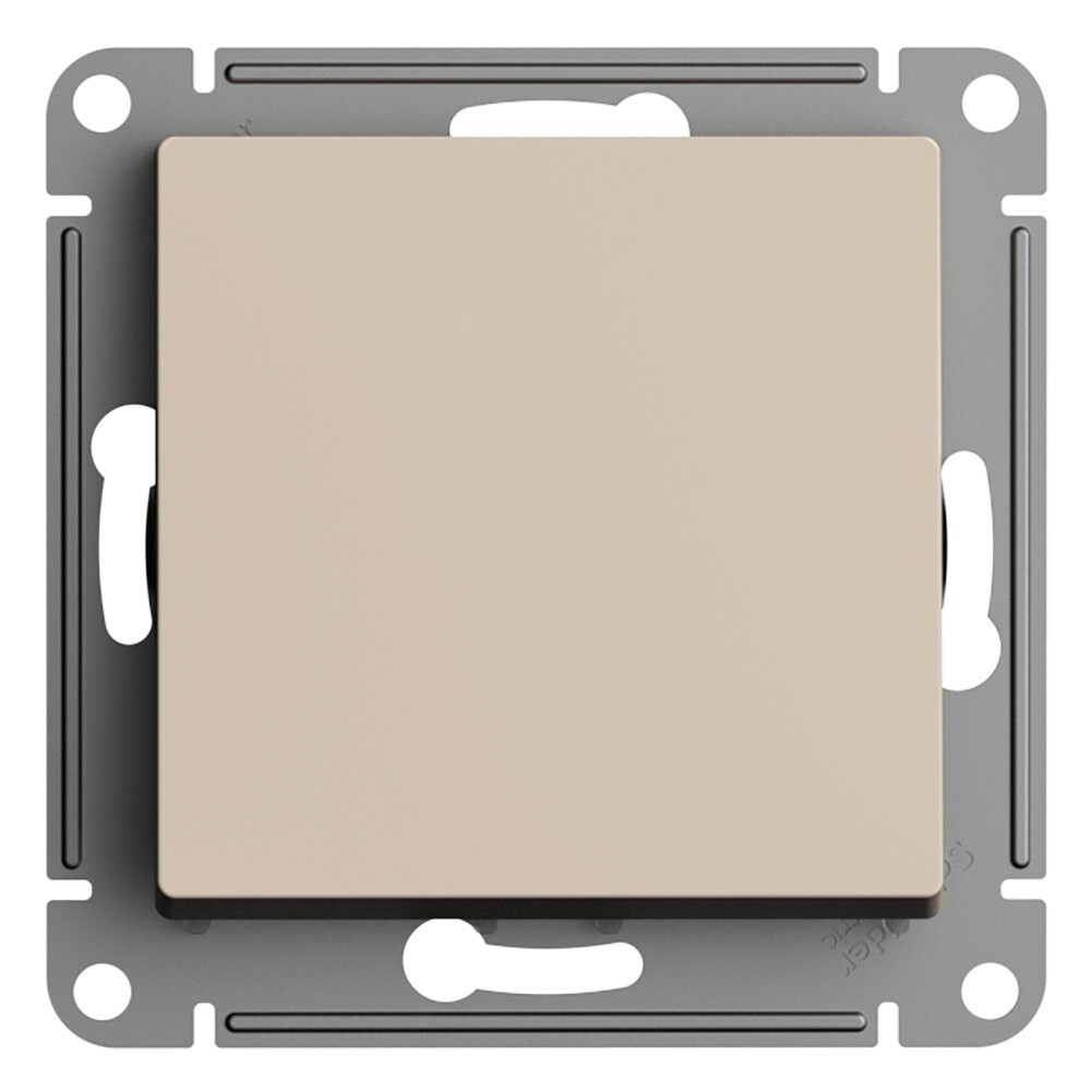 original-18518.jpg Переключатель Systeme Electric AtlasDesign одноклавишный встраиваемый песочный (ATN001261) — изображение 1