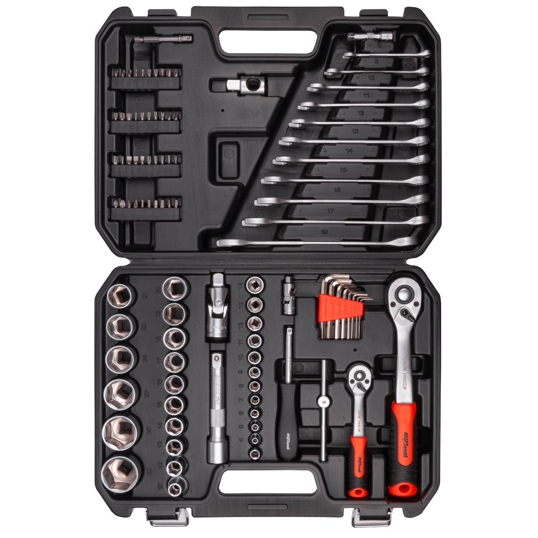 original-1856.jpg Набор инструментов универсальный AV Steel (AV-011097) (97 шт.) — изображение 1