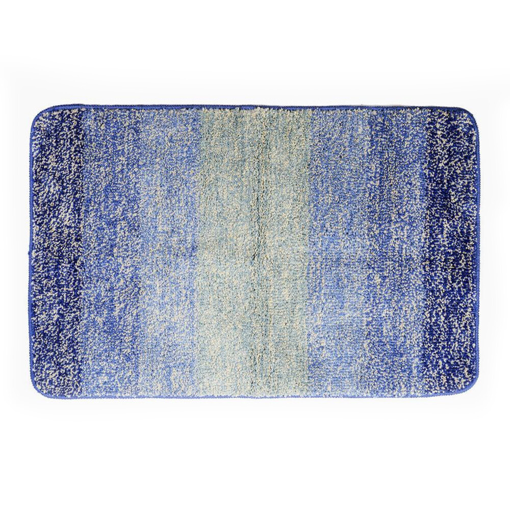 original-18564.jpg Коврик для ванной синий 90х60 см WasserKraft Lopau (BM-1125) — изображение 1
