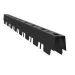 Гребенка кубообразный дизайн 4 м черная