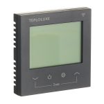 Терморегулятор сенсорный программируемый для теплого пола Теплолюкс Pontus WI FI черный с поддержкой Wi-Fi