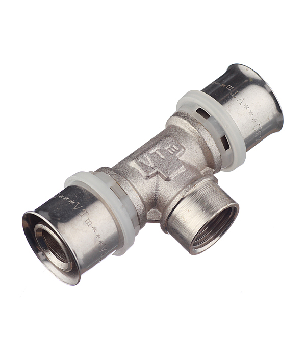 original-18595.jpg Тройник VALTEC (VTm.232.N.260426) 26(пресс) х 1/2 ВР(г) х 26(пресс) — изображение 1