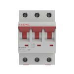 Автоматический выключатель модульный DKC Yon Max MD63N 3P 6А тип C 6 кА 400 В (MD63N-3PC6)