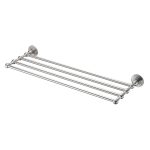 Полка для ванной WasserKraft Ammer K-7000 200х650х60 мм металл серебро (K-7011)