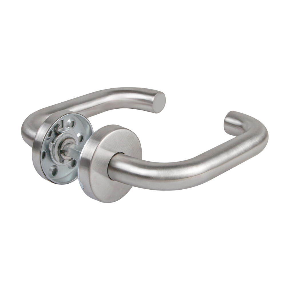 original-1873.jpg Ручка дверная Fuaro DSS-0203-19 для противопожарной двери круглая розетка нержавеющая сталь (44457) — изображение 1