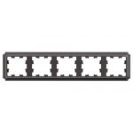 Рамка Systeme Electric AtlasDesign Antique пятиместная мокко (ATN100605)