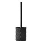 Ершик для унитаза WasserKraft Never K-1800 напольный металл/полирезин черный (K-1827)