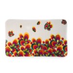 Коврик для ванной красный 80х50 см WasserKraft Leine (BM-5002)