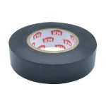 Изолента КМ ПВХ черная 15 мм 20 м односторонняя