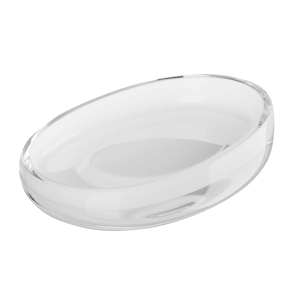 original-19335.jpg Мыльница для ванной Fora Barcelona настольная акрил белая (FOR-BAR036) — изображение 1