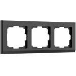 Рамка Werkel Stark трехместная черная (a050925)